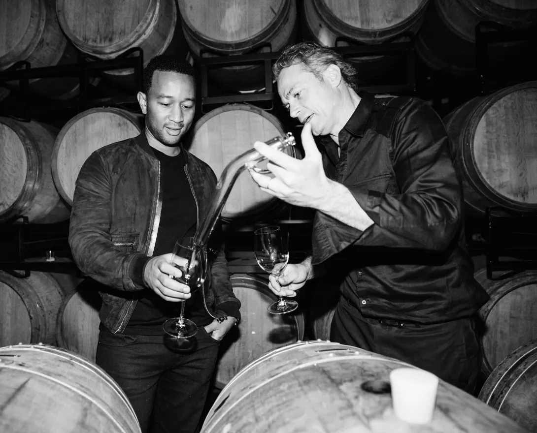 John Legend and Jean-Charles Boisset Barrel Sample