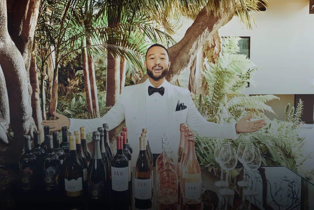 John Legend with LVE Wines